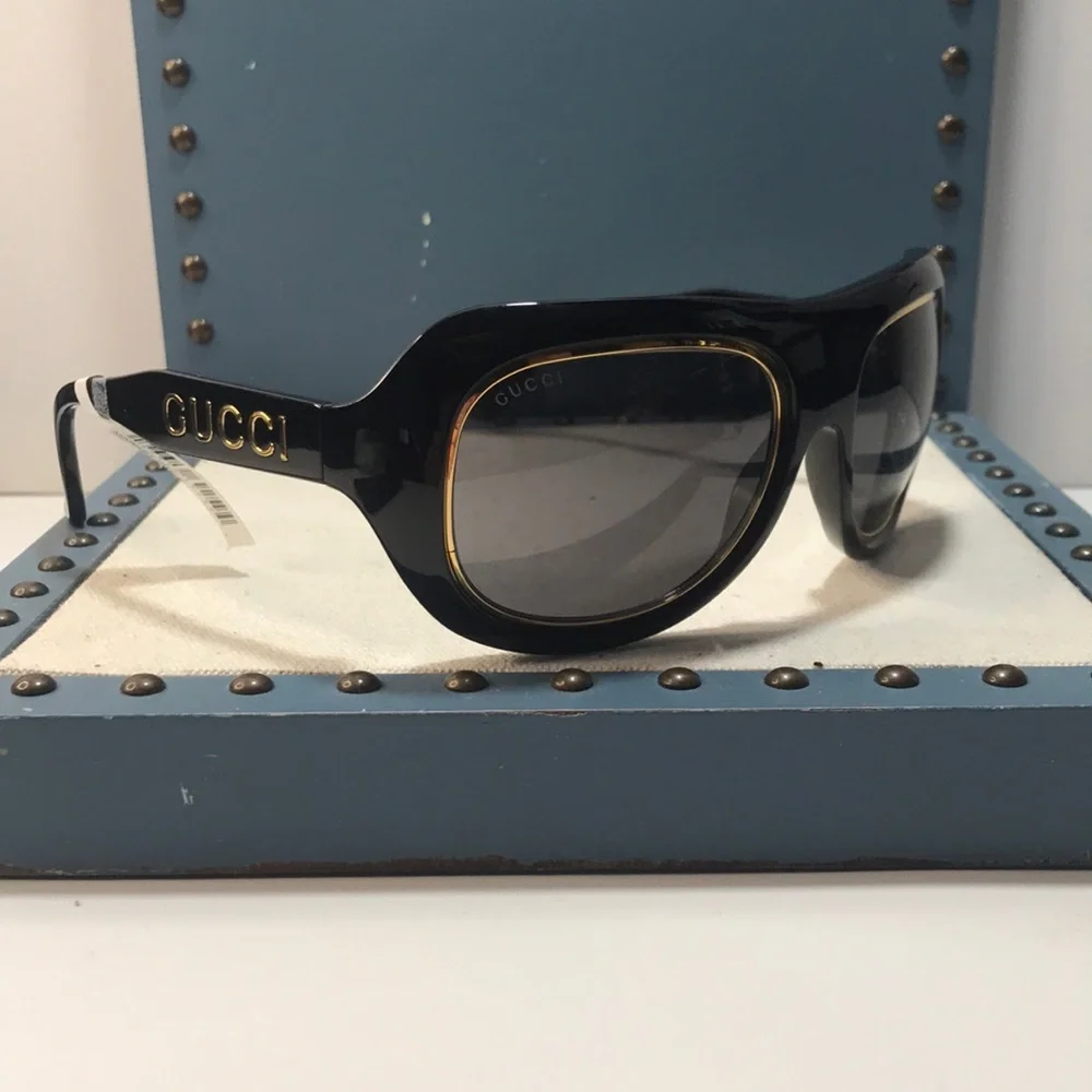 Luxury New Authentic Gucci GG1108S 001 Aviator Sunglasses ✨